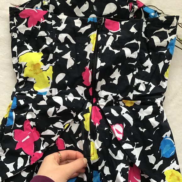 Funky Colourful Abstract Pattern Dress - Picture 5 of 10